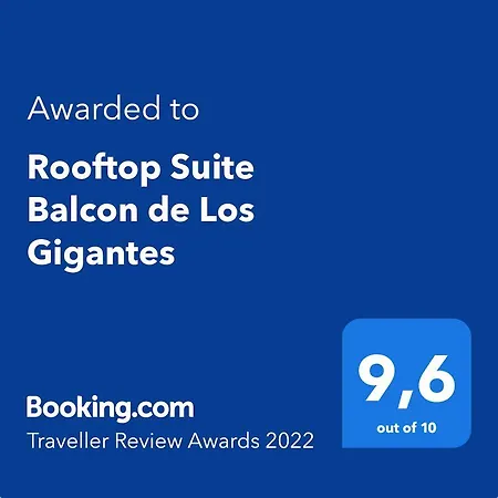 Rooftop Balcon De Los Gigantes 아파트 *